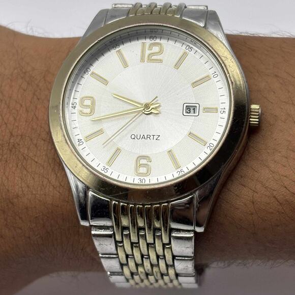 Gold Stainless Steel Men's Watch - Picture 1 of 3